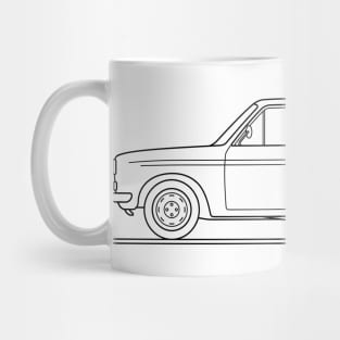 blue truck B Mug